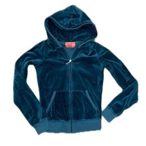 Juicy Couture Original Y2K Velour Hoodie Sz P